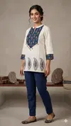 Naisha K 820 Cotton Flex Block Work Wholesale Short Top Suppliers In India
